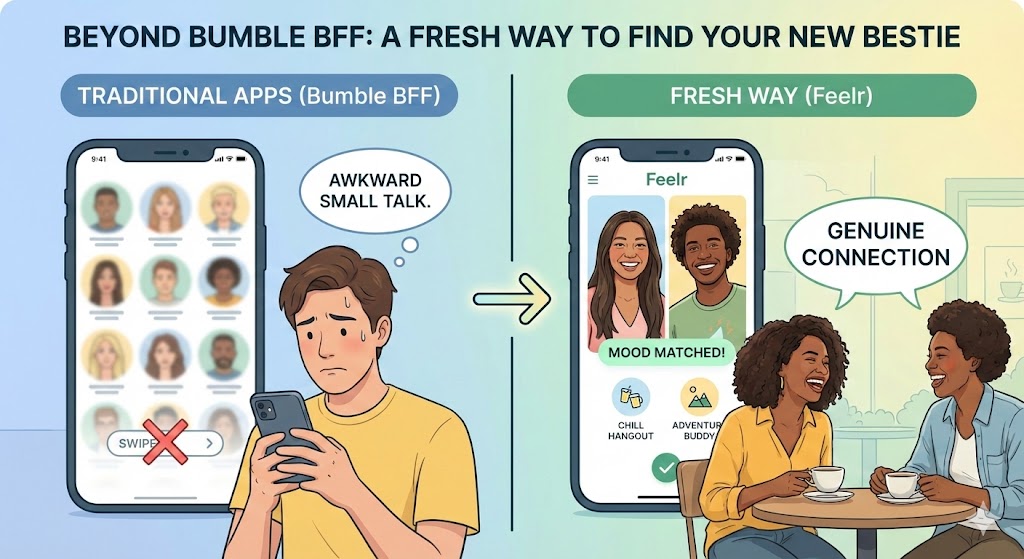 Bumble BFF Alternative: Make Friends Without the Awkward Swipe