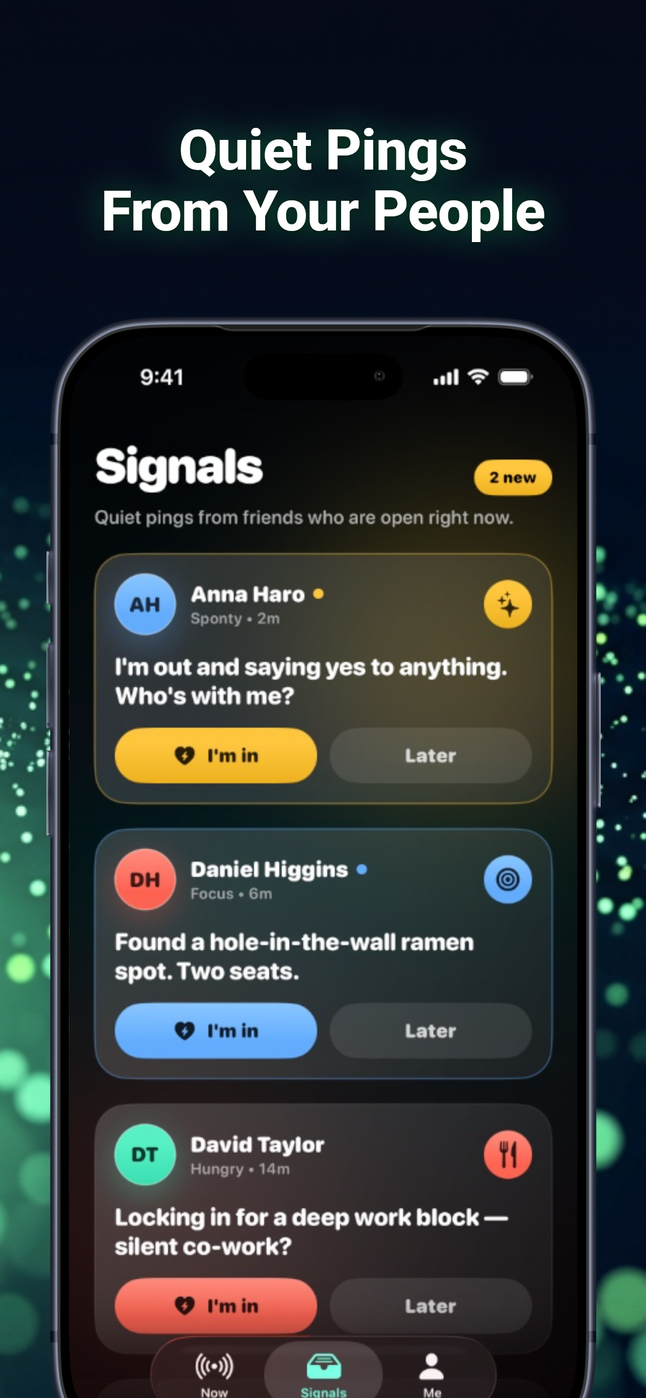 Quiet signals